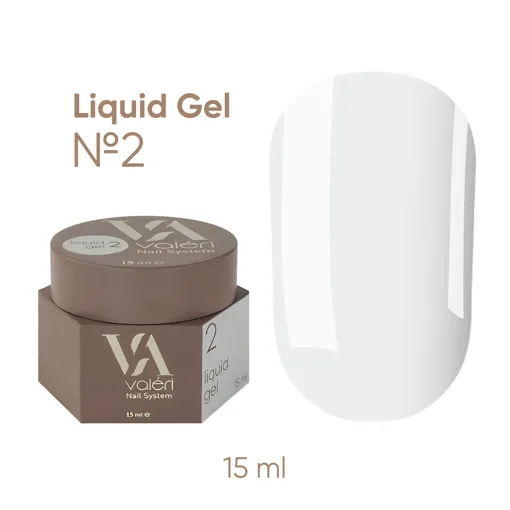 Гель рідкий для укріплення нігтів 15 мл №002 Liquid Gel VALERI