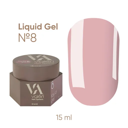 Гель рідкий для укріплення нігтів 15 мл №008 Liquid Gel VALERI