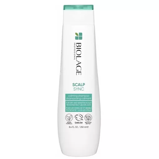 Шампунь заспокійливий  для сухої та чутливої шкіри голови, 250мл Calming Shampoo Scalp Sync Biolage MATRIX