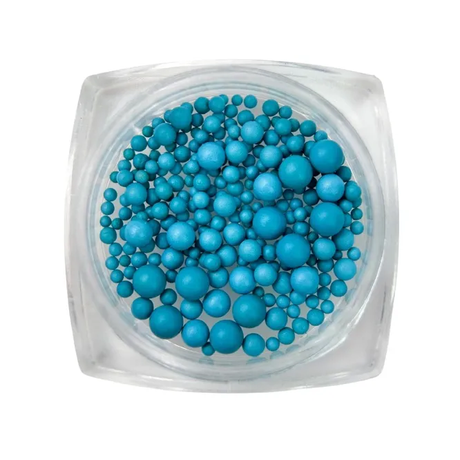 Намистинки для декору №04 Light Blue Puffy Dot SILLER Professional 