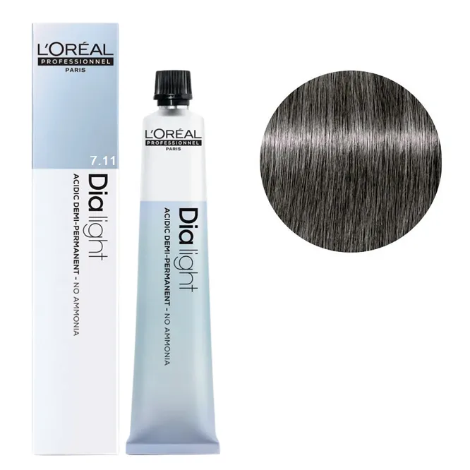 7/11 Фарба-гель тонуюча на кислотній основі без аміаку, 50мл Acidic Gloss Color Dia Light L`Oreal Professionnel