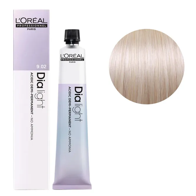 9/02 Фарба-гель тонуюча на кислотній основі без аміаку, 50мл Acidic Gloss Color Dia Light L`Oreal Professionnel