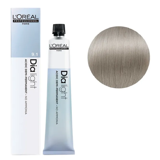 9/1 Фарба-гель тонуюча на кислотній основі без аміаку, 50мл Acidic Gloss Color Dia Light L`Oreal Professionnel