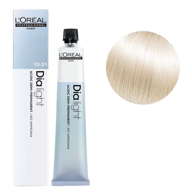 10/01 Фарба-гель тонуюча на кислотній основі без аміаку, 50мл Acidic Gloss Color Dia Light L`Oreal Professionnel