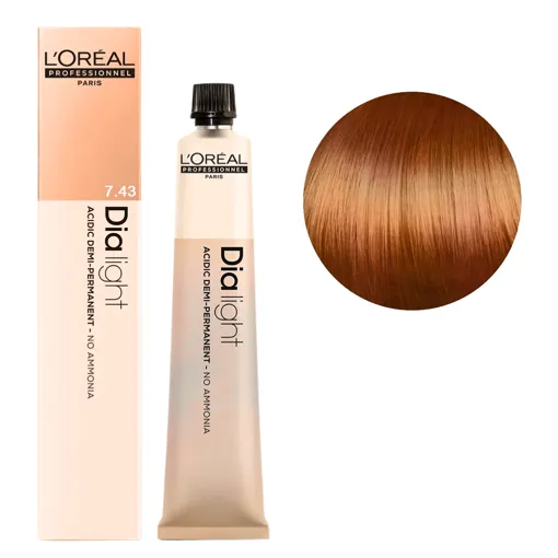 7/43 Фарба-гель тонуюча на кислотній основі без аміаку, 50мл Acidic Gloss Color Dia Light L`Oreal Professionnel