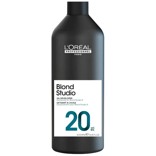 Проявник масляний для пудри Blond Studio 9, 1000мл  6% (20vol)  Oil-Developer (Exclusively For Blond Studio 9) BLOND STUDIO L`Oreal  Professionnel