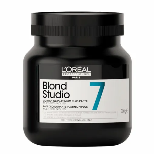 Паста багатофункціональна для освітлення волосся до 7 рівнів, 500 г Lightening Platinium Plus Paste Blond Studio L`Oreal Professionnel
