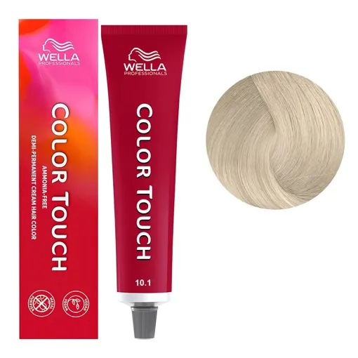 10/1 найсвітліший блондин попелястий Фарба для тонування волосся без аміаку (Оновлена формула), 60 мл COLOR TOUCH Wella Professionals