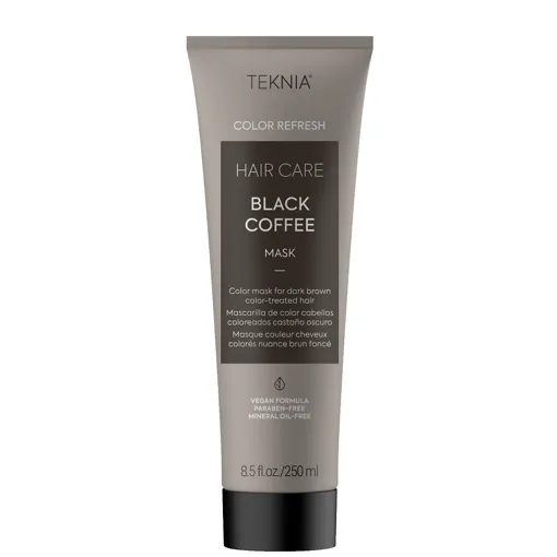Маска для оновлення темних коричневих відтінків волосся, 250 мл 44042 BLACK COFFEE MASK Color Refresh TEKNIA LAKME