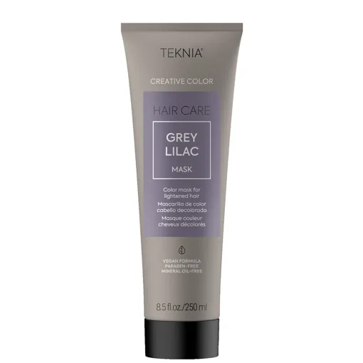 Маска для оновлення кольору освітленого волосся (фіолетово-сіра), 250 мл 44052 GREY LILAC MASK Creative Color TEKNIA LAKME