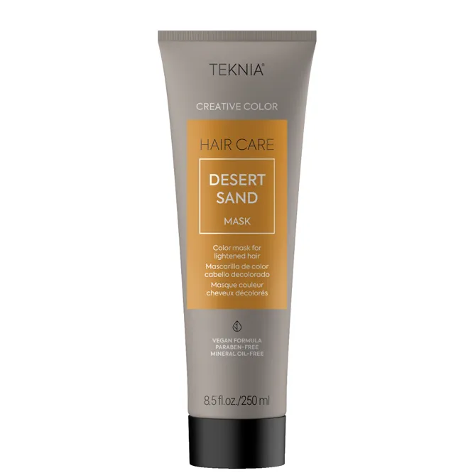 Маска для оновлення кольору освітленого волосся (пісочна), 250 мл 44062 DESERT SAND MASK Creative Color TEKNIA LAKME