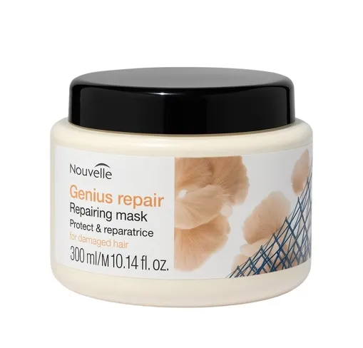 Маска для відновлення пошкодженого та сухого волосся, 300 мл Repairing mask GENIUS REPAIR Nouvelle