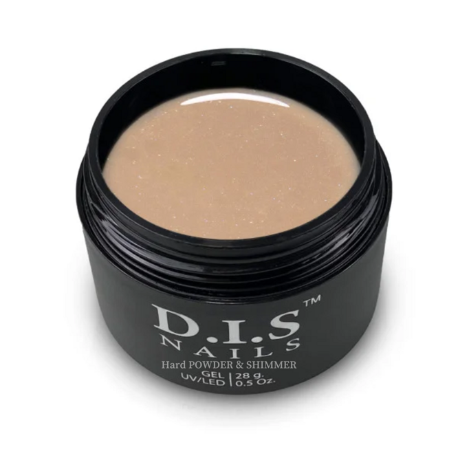 D.I.S.Nails Гель Hard POWDER &amp; SHIMMER з шиммером 28 г