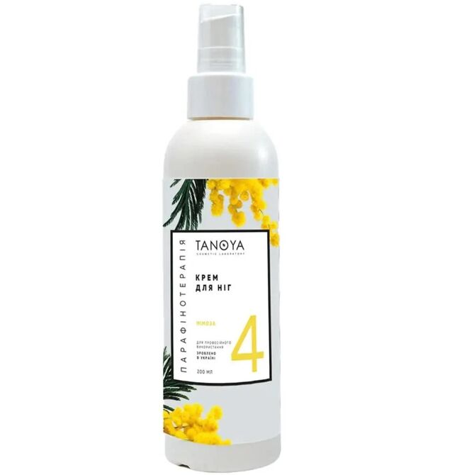 Крем для ніг №4 &quot;Мімоза&quot;, 200 мл TANOYA Парафінотерапія