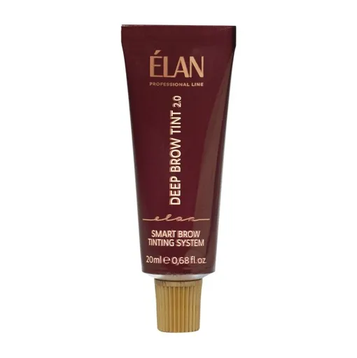 Фарба для брів та вій №03, колір: Чорний (Black), Deep Brown Tint  2.0, 20 мл ELAN Profesional line