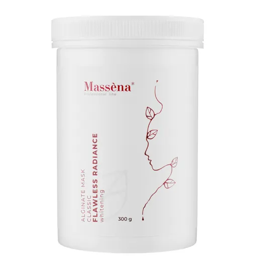 Альгінатна маска для обличчя відбілювальна &quot;Бездоганне сяяння&quot;, 300 г FLAWLESS RADIANCE Classic Alginate Mask Massena