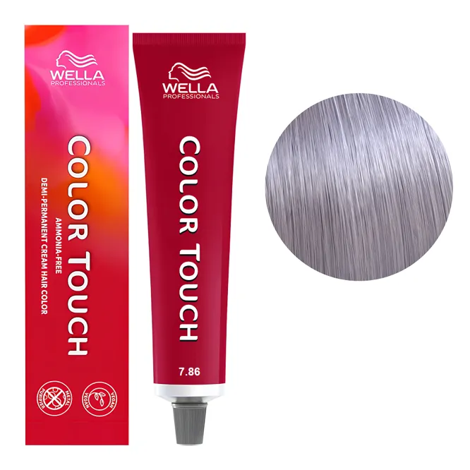 7/86 блондин перлинно-фіолетовий Фарба для тонування волосся без аміаку (Оновлена формула), 60 мл COLOR TOUCH Wella Professionals