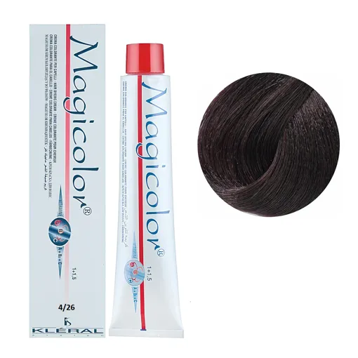 4/26 Стійка перманентна крем-фарба для волосся, 100 мл Magicolor Hair Cream KLERAL System