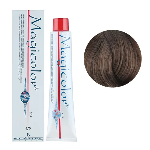 6/0 Стійка перманентна крем-фарба для волосся, 100 мл Magicolor Hair Cream KLERAL System