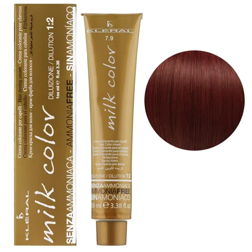 7/9 Гавана Крем-фарба для волосся перманентна без аміаку, 100 мл Milk Color KLERAL System