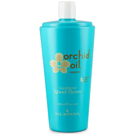 Кондиціонер миттєвої дії з кератином, 1000 мл Instant Cream Conditioner Orchid Oil Keratin Line KLERAL System
