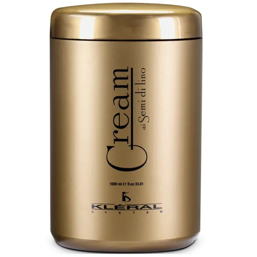 Маска живильна для сухого та пошкодженого волосся з олією льону, 1000 мл Cream Semi Di Lino Line KLERAL System