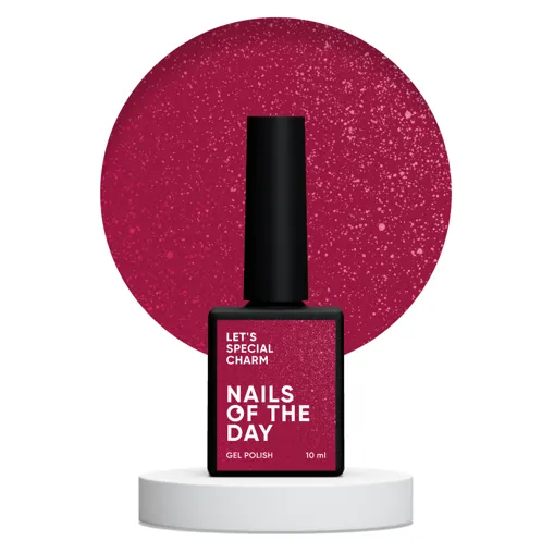 Гель-лак з дрібним шимером, 10 мл Let`s spesial CHARM Gel Polish NAILSOFTHEDAY