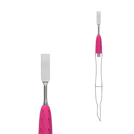 Робоча частина лопатки Combo UNIQ 18 пушер плаский прямий WPPQ-18 STALEKS PRO