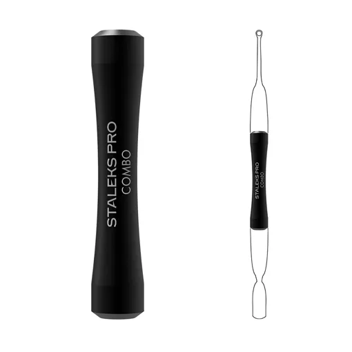 Ручка лопатки ЧОРНА Combo UNIQ 10b для змінних робочих частин HPQ-10b STALEKS PRO