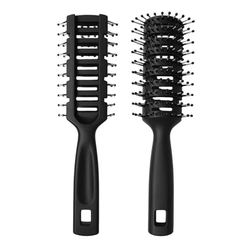 Щітка для волосся скелетна одностороння (чорна) Р-53 Proline