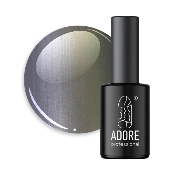 Гель-лак перламутровий з ефектом втирки, 8 мл № W-07 Wild Pearl Gel Polish ADORE