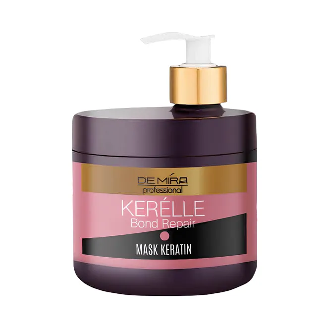 Маска для глибокого відновлення та зміцнення, 500 мл Mask Keratin Bond Repair KERELLE DEMIRA Professional