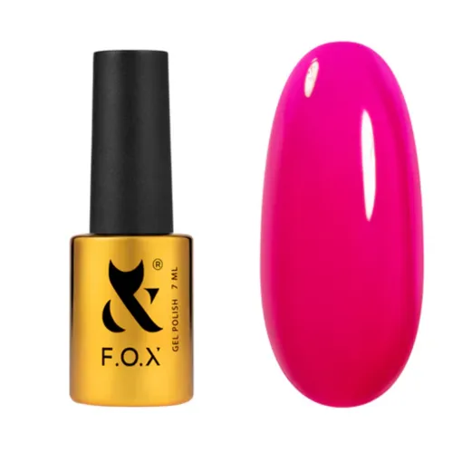 Гель-лак вітражний 7мл №001 Raspberry  LolliPop Colection Gel polish F.O.X   