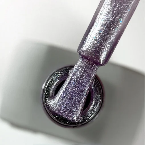 Гель-лак кришталева кішка, 10 мл №05 Cat Shine Gel Polish SAGA Professional