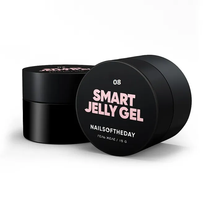 Гель-желе для нарощування нігтів, 15 мл №08 Колір: Нюдовий/карамельний Smart Jelly Gel NAILSOFTHEDAY
