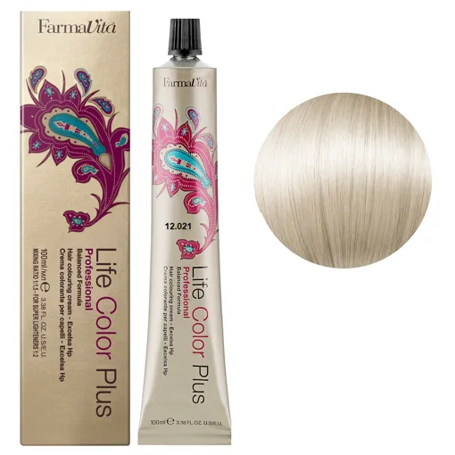 12/021(12/81) мерехтливий платиновий Фарба для волосся 100 мл.Life Color Plus FarmaVita