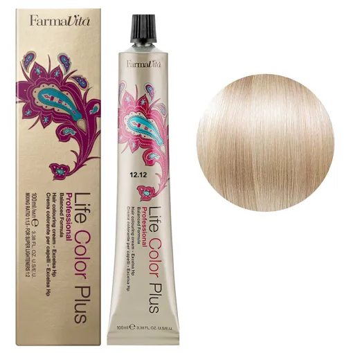 12/12 (12/16) топлені вершки Фарба для волосся 100 мл.Life Color Plus FarmaVita