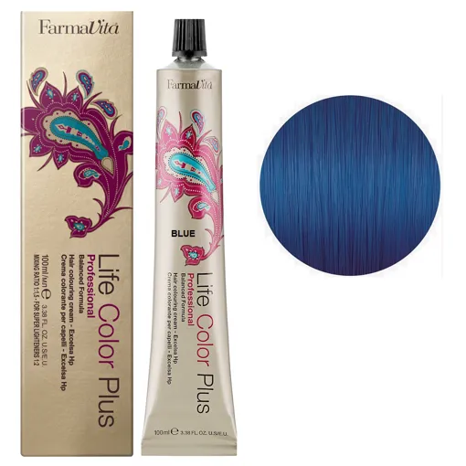 Синій мікстон (BLUE) Фарба для волосся 100 мл.Life Color Plus FarmaVita