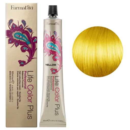 Жовтий мікстон (YELLOW) Фарба для волосся 100 мл.Life Color Plus FarmaVita