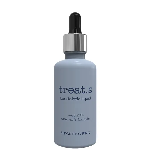 Кератолітик для видалення загрубілої шкіри стоп із сечовиною, 50 мл (KT-50) Keratolytic Liquid treat.s STALEKS PRO