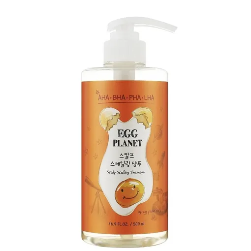 Шампунь для очищення шкіри голови з кислотами, 500 мл Scalp Scaling Shampoo EGG PLANET DAENG GI MEO RI 