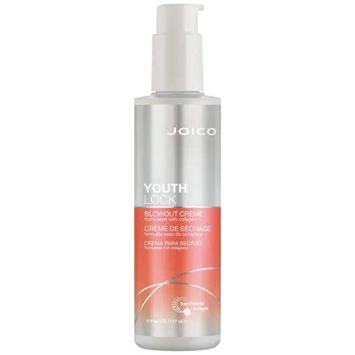 Крем для укладання довгого/зрілого волосся з колагеном, 177 мл Blowout Creme YOUTH LOCK JOICO