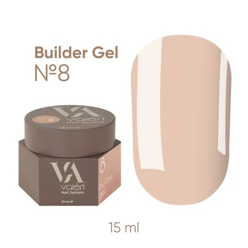 VALERI Builder Gel Гель для нарощування 15 мл №008