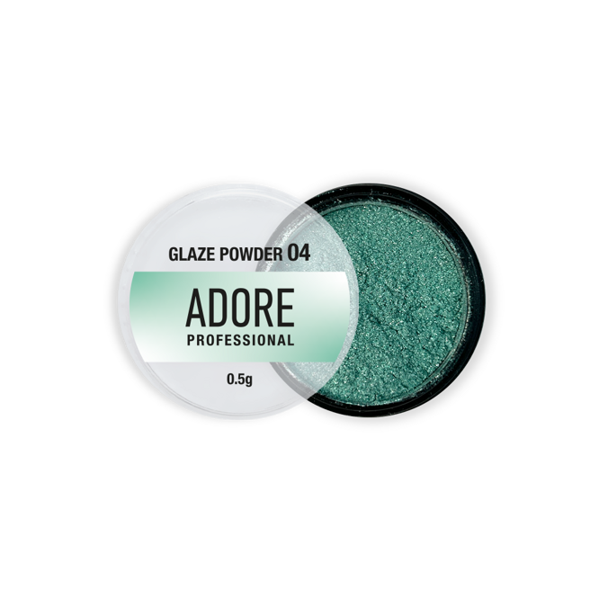 Втирка - глазу для нігтів, 0,5 г №04 Glaze Powder ADORE