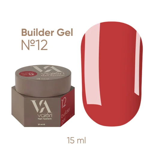 VALERI Builder Gel Гель для нарощування 15 мл №012