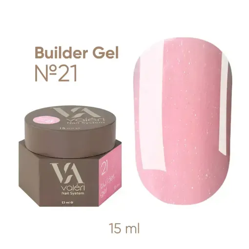 VALERI Builder Gel Гель для нарощування 15 мл №021