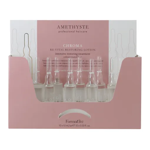 Лосьйон інтенсивний відновлювальний для фарбованого  волосся, 10*10 мл Re-vital Restoring Lotion CHROMA AMETHYSTE FarmaVita