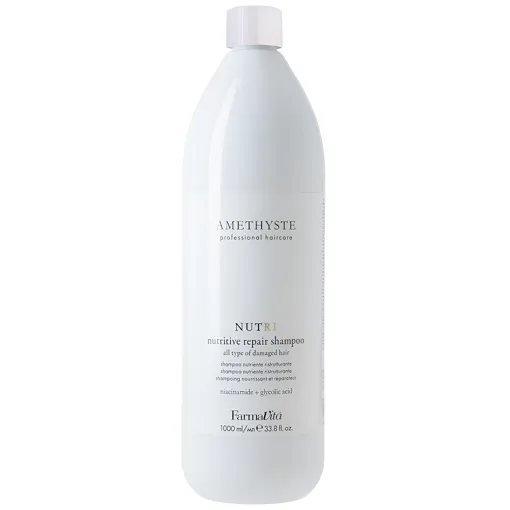Шампунь для відновлення та живлення пошкодженого волосся, 1000 мл Nutritive Repair Shampoo NUTRI AMETHYSTE FarmaVita