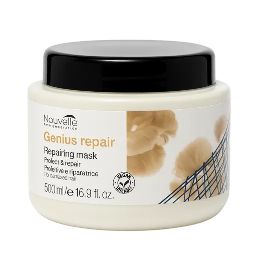 Маска для відновлення пошкодженого та сухого волосся, 500 мл Repairing mask GENIUS REPAIR Nouvelle