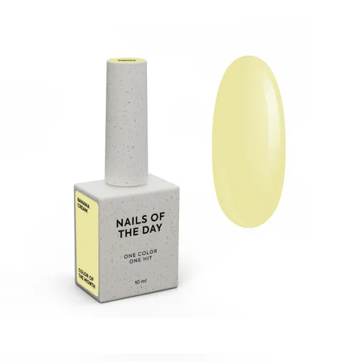 Гель-лак, 10 мл лімітована колекція Let`s Spesial JULY 25/ BANANA CREAM Gel Polish NAILSOFTHEDAY